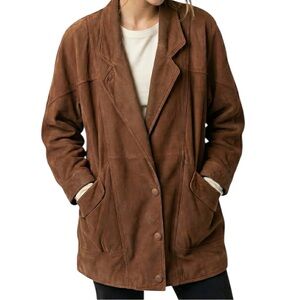 Vintage Wilsons Leather Adventure Bound Warm Brown Oversized Jacket L